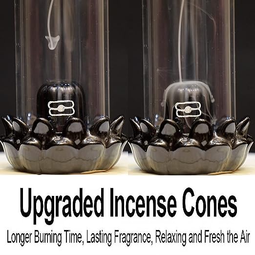 Ceramic Shivling Design, Smoke Backflow Incense Burner