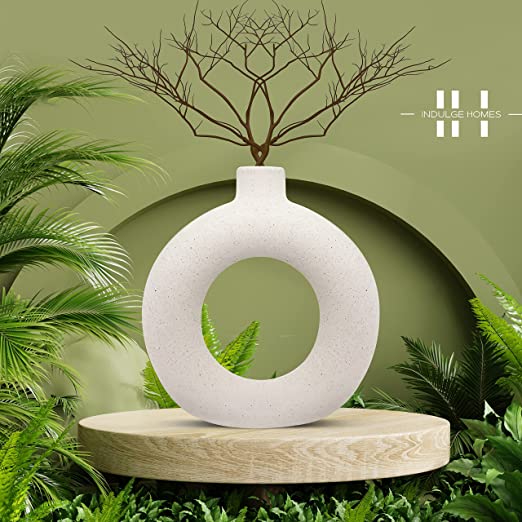 Decor Showpiece Donut Vase