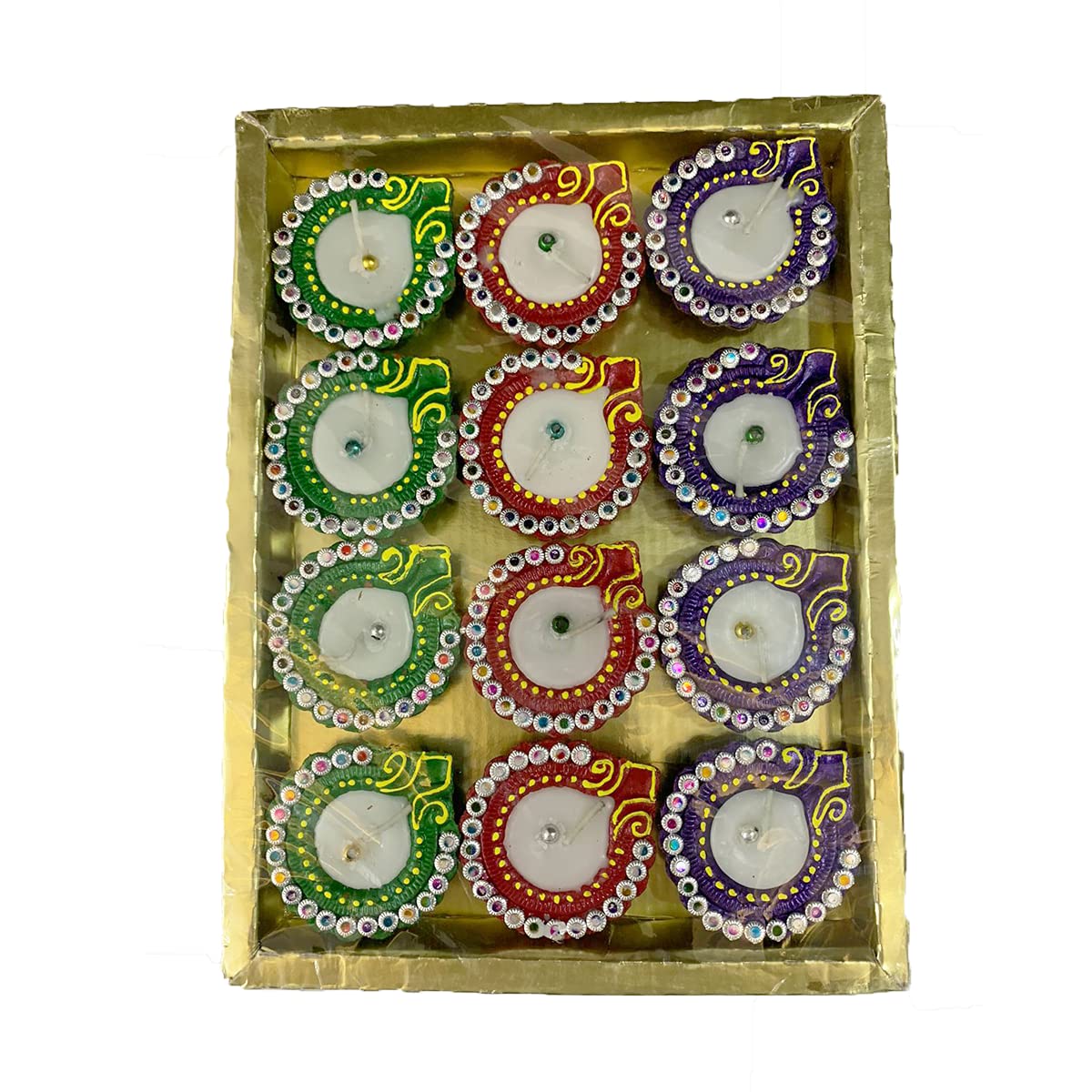 Divine Senses Decorative Diyas Set of 12