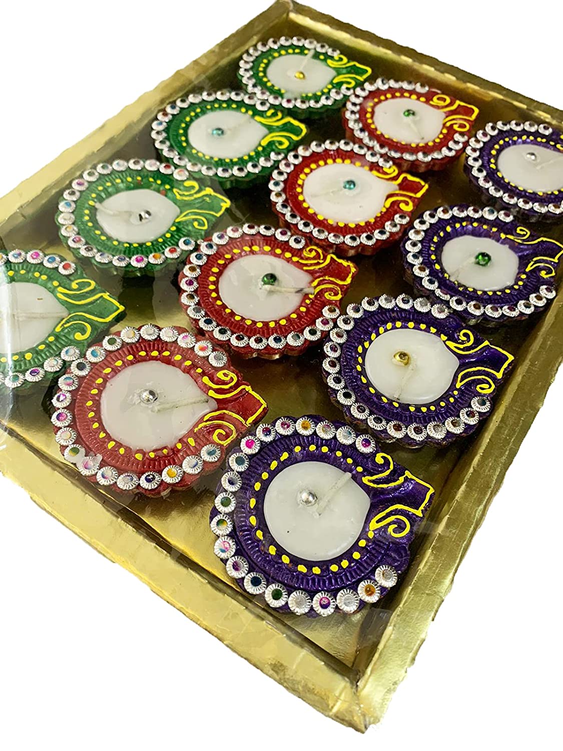 Divine Senses Decorative Diyas Set of 12