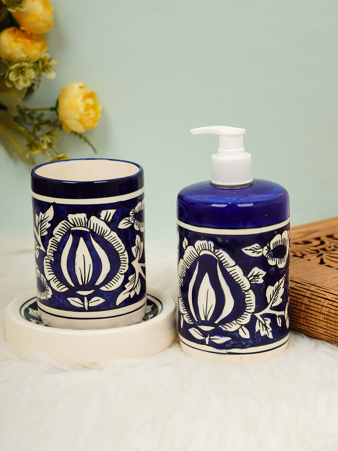 Ceramic Liquid Soap Dispenser Hand wash Bottle