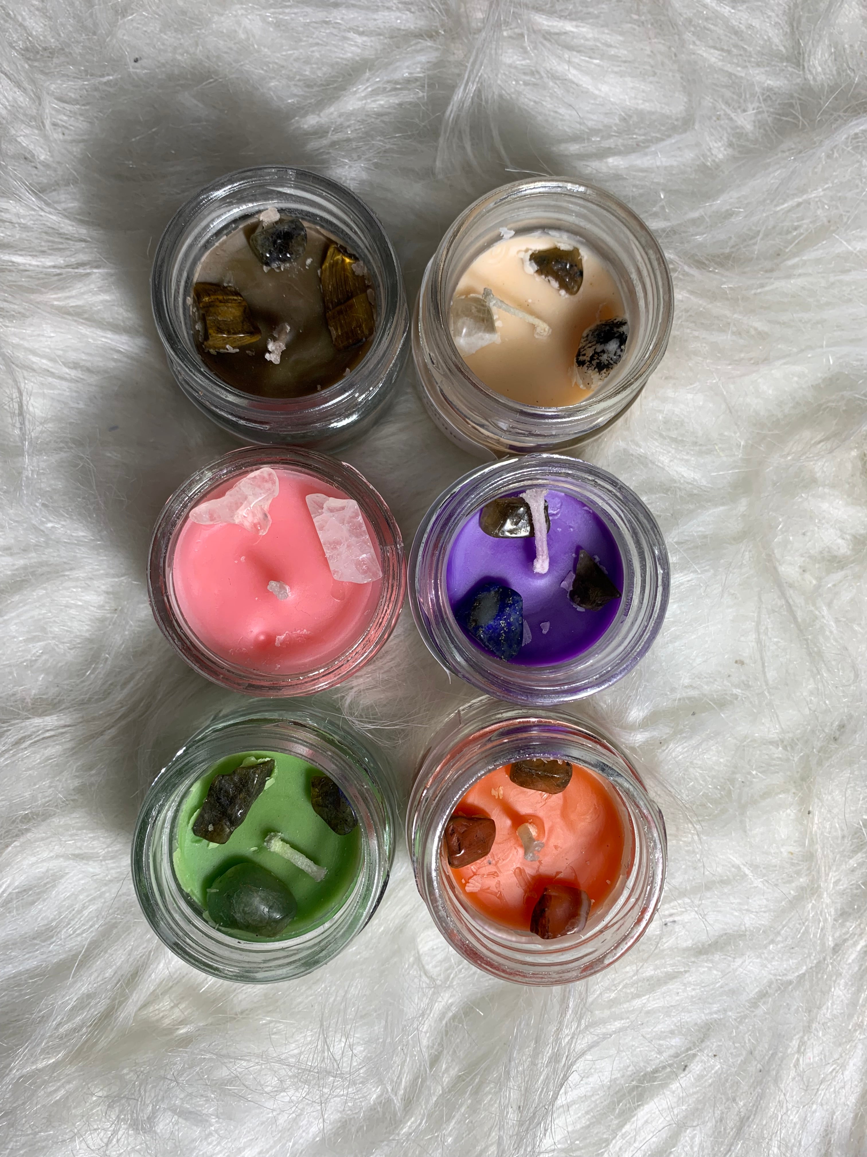 Set of 6 Mini Jars with Fragrance