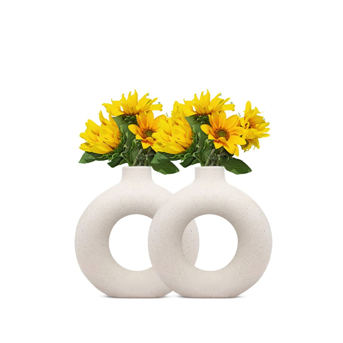 Decor Showpiece Donut Vase