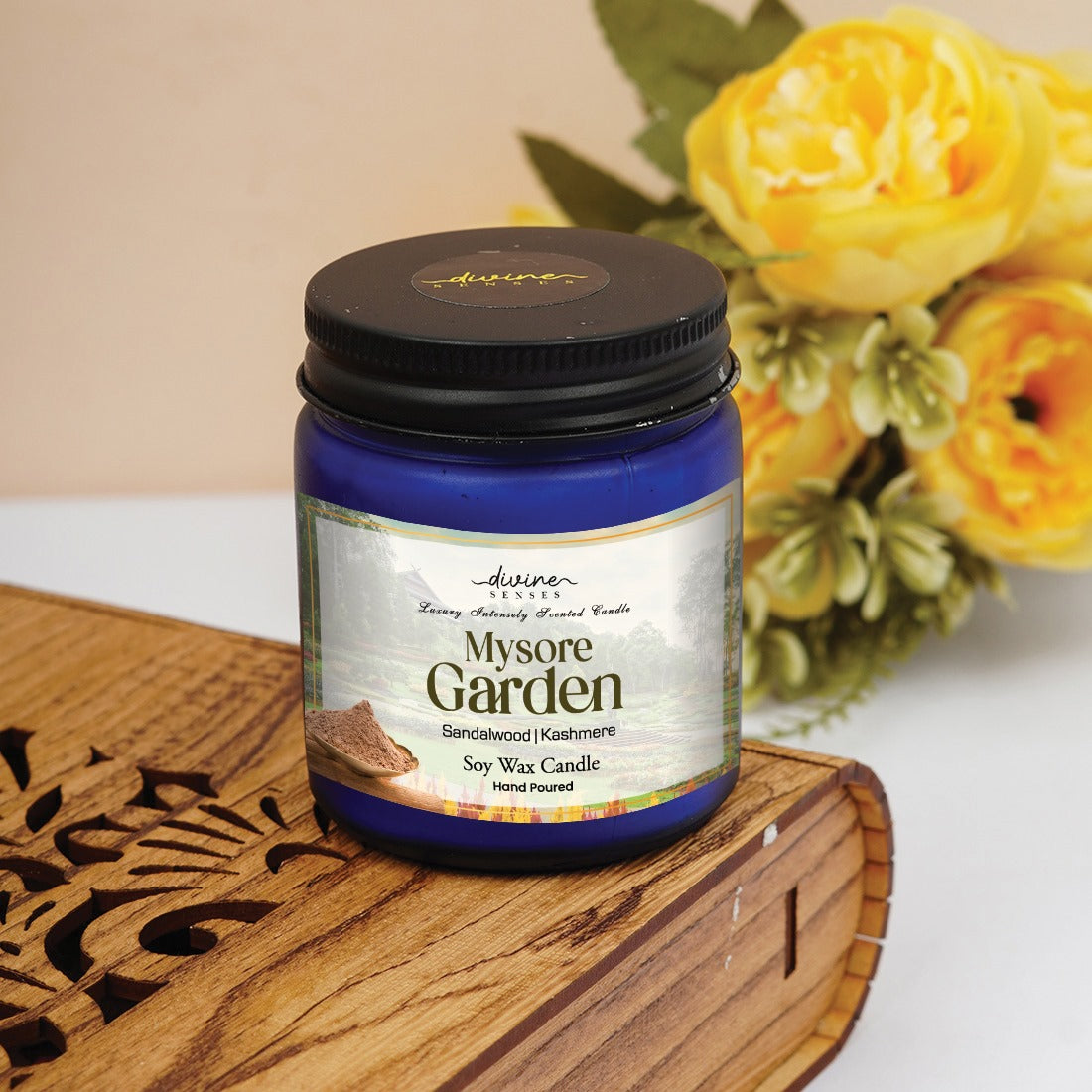 Divine Senses Scented Candle Mysore Garden