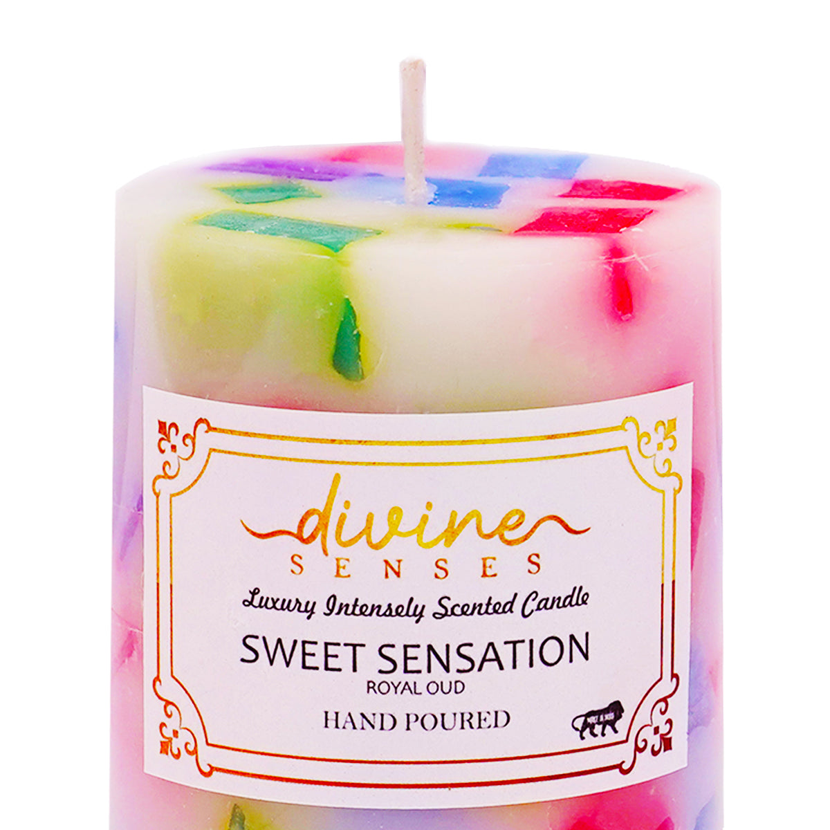 Sandalwood and Oud Fragrance Chunk Candle