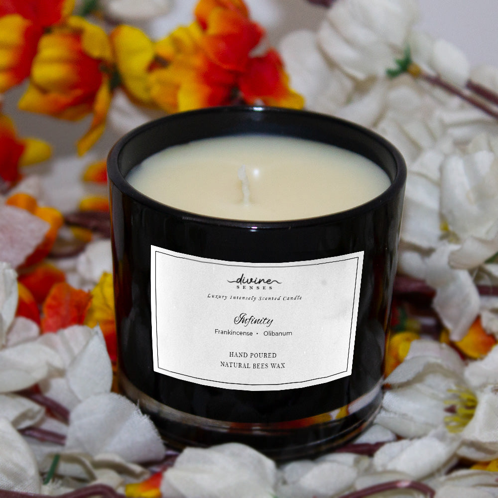 Frankincense & Olibanum Glass Jar Scented Candle