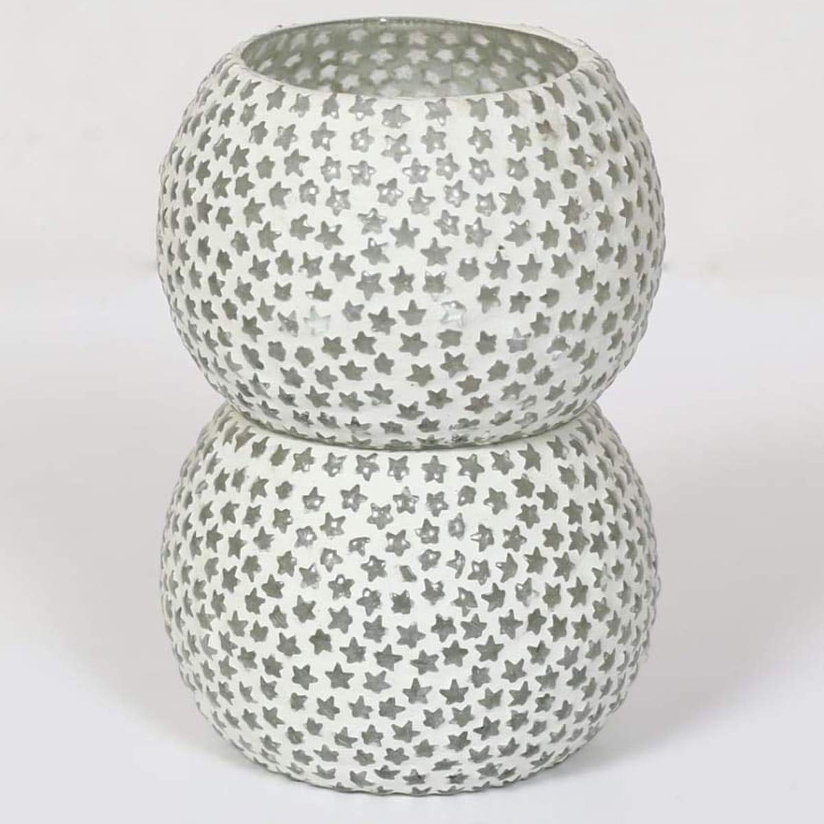 Mosaic Glass Tealight Candle Holder (Pack of 2)Multi-Stars