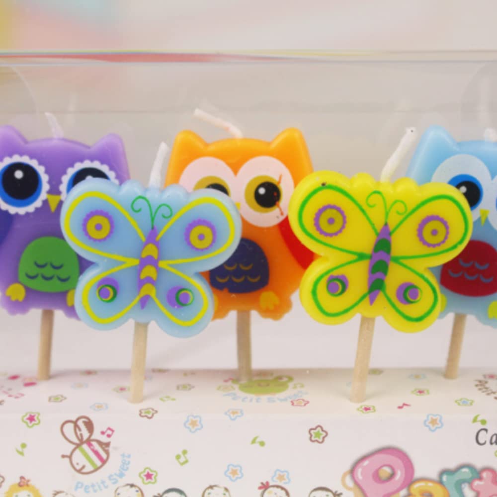 Owl Birthday Candle