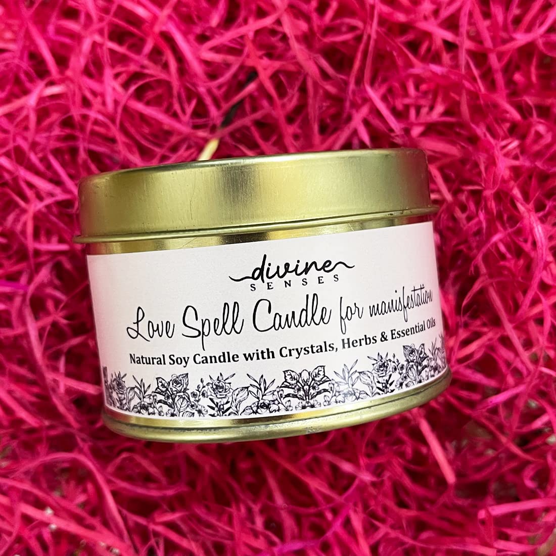 Divine Senses Love Attraction Spell Candle