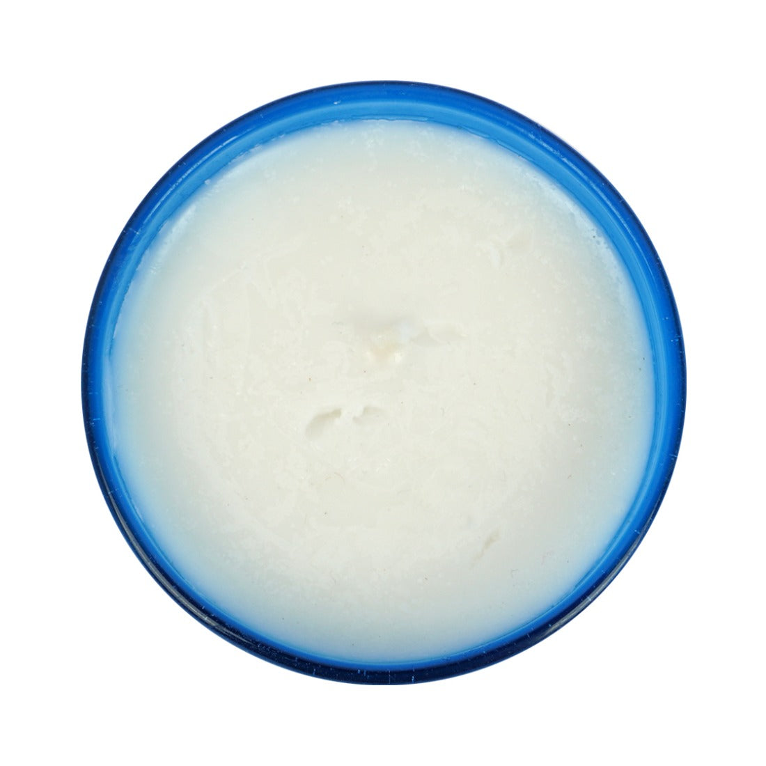 Divine Senses Amber and Cedar Blue Frosted Jar Candle