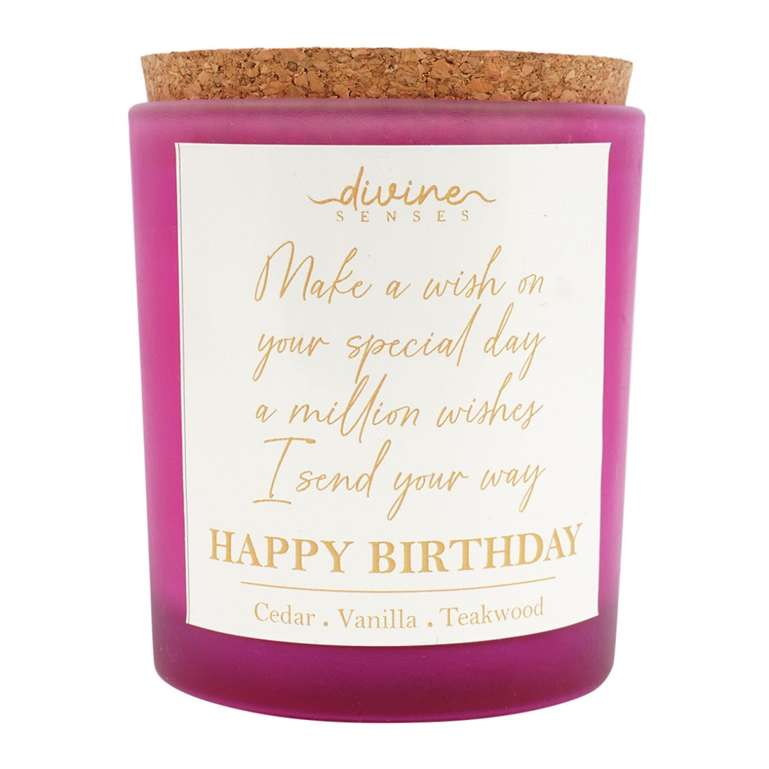 Divine Senses Happy Birthday Scented Candle