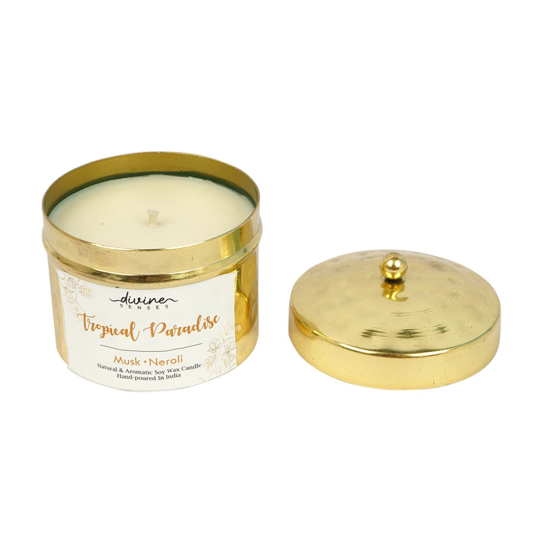 Divine Senses Musk Neroli Scented Candle