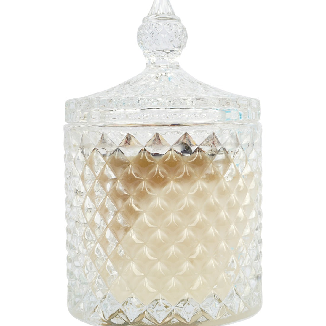Divine Senses White Diamond Crystal Jar Candle
