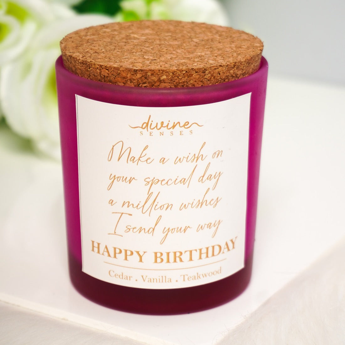 Divine Senses Happy Birthday Scented Candle