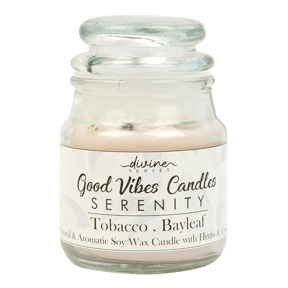 Good Vibes  Candles  (Serenity) Tobacco and Bay Leaf