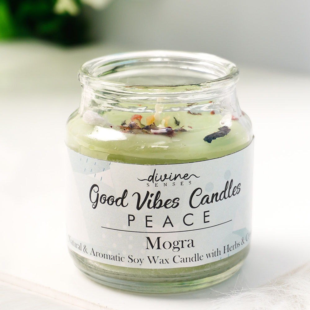 Good Vibes Candle (Peace) Mogra