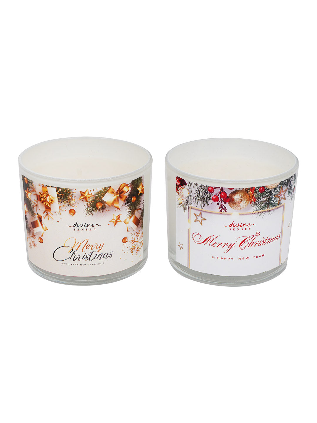 Christmas  Luxury Soy Wax Scented Candles, Pack of 2 (Gift Set)