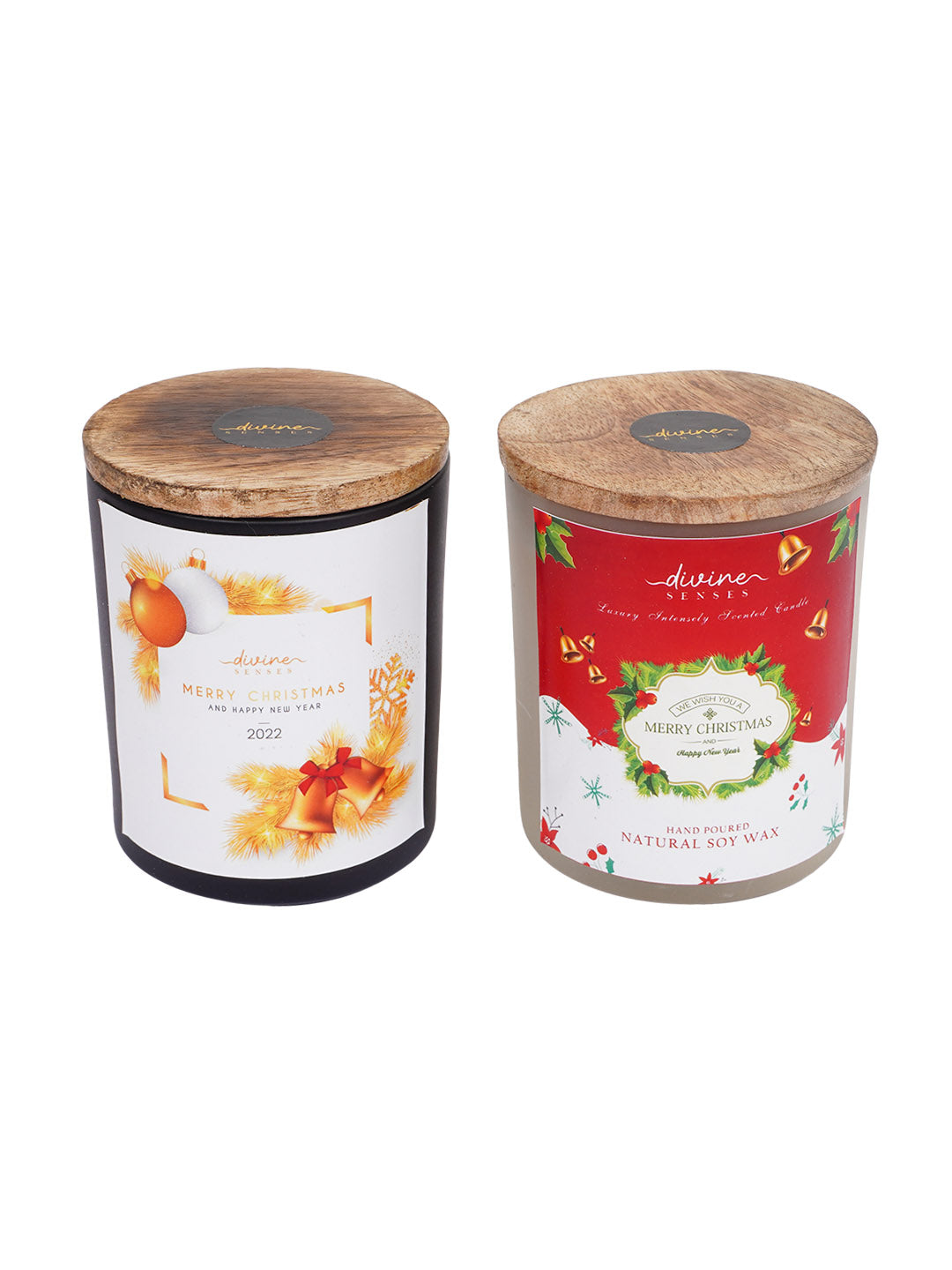 Christmas Candle Pure Soy Wax Highly Scented Pack of 2