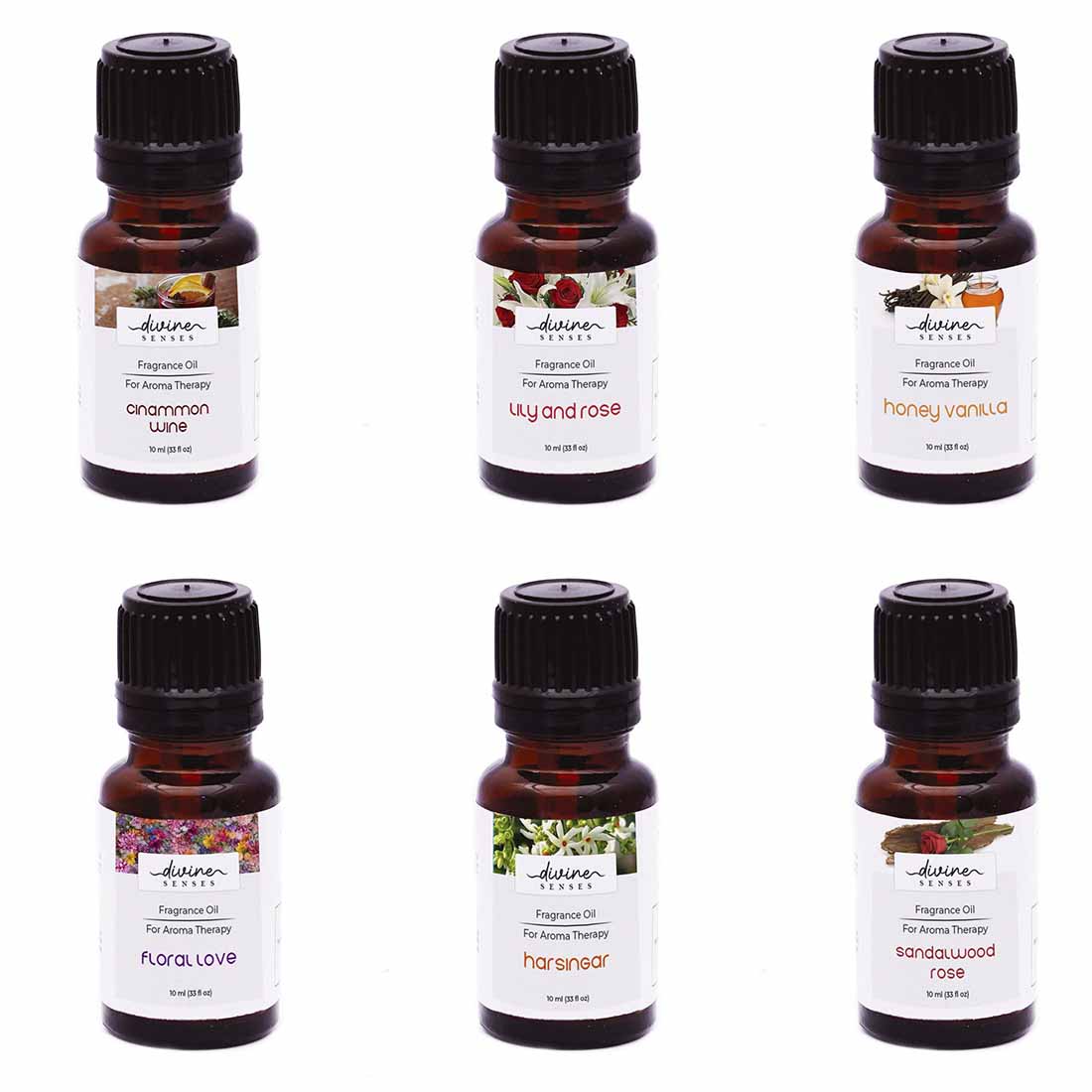 Scented Aroma Diffuser Fragrances - 10 ml each
