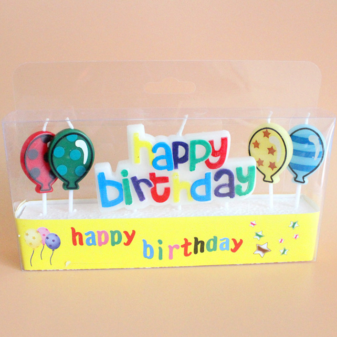 Happy Birthday Colorful Birthday Candle