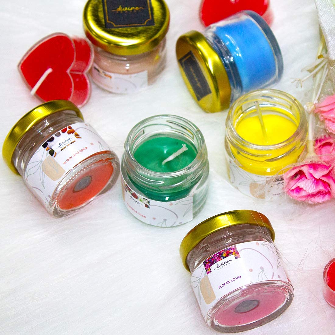 Soy Wax Scented Mini Jar Candles