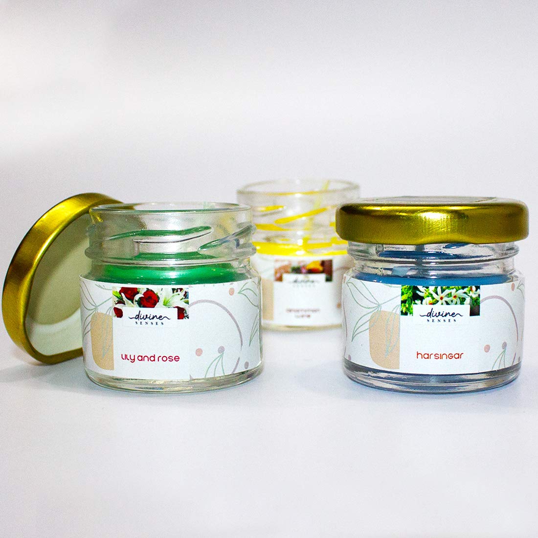 Soy Wax Scented Mini Jar Candles